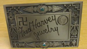 Fred Harvey Jewelry Plaque