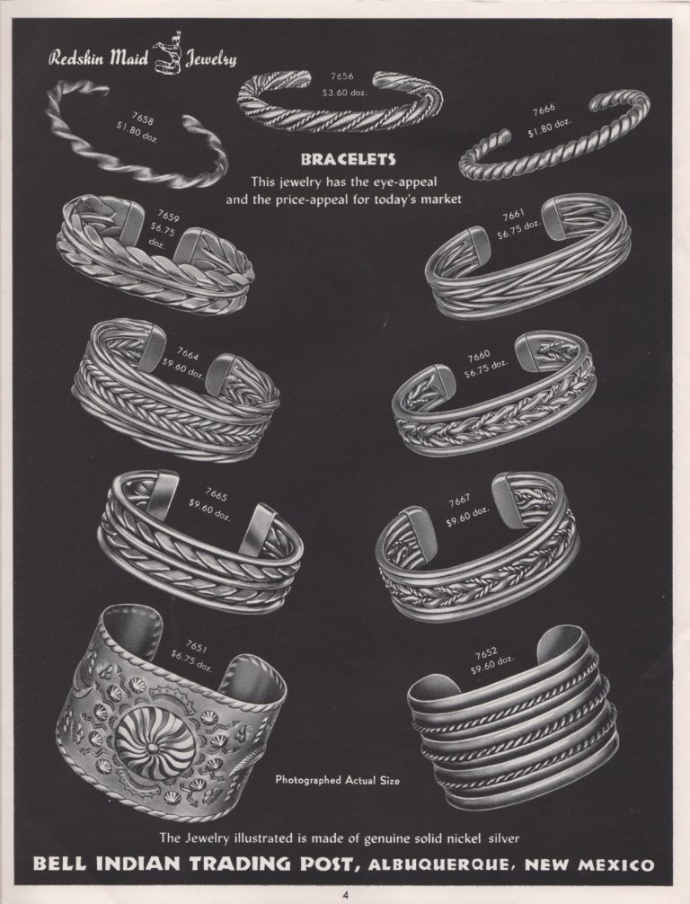 Bell Indian Trading Post original wholesale catalog given to the