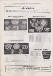 Julius Gans Southwest Arts and Crafts Indian Baskets Santa Fe New Mexico Catalog