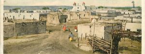 Fred Harvey Isleta Pueblo Postcard