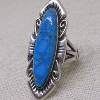 Bell Trading Co. Ring with Kingman Waterweb Turquoise