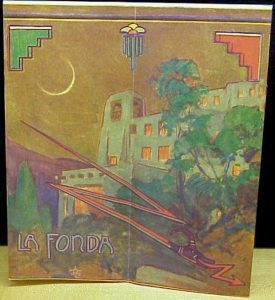 La Fonda Santa Fe Art Nouveau Brochure