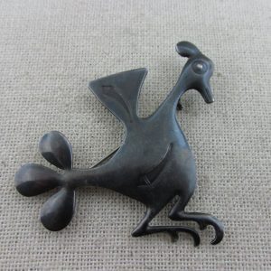 Zia Bird Sterling Silver Pin by Bell Trading Co.
