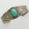 Fred Harvey Bracelet with Stamped Triangle Shields c. 1930's
