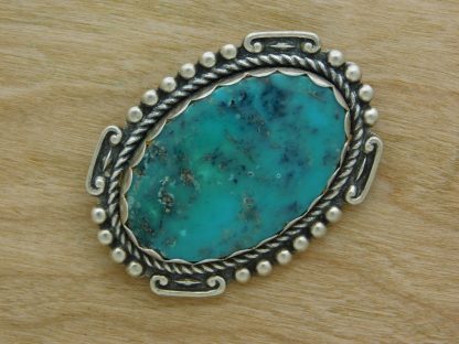 MAISEL’S Turquoise & Sterling Pin