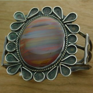 PB SIGNED Petrified Wood Bracelet